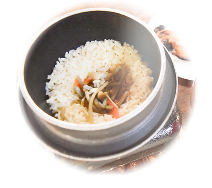 金目鯛の釜めし