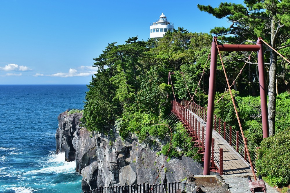 城ヶ崎海岸の吊り橋(門脇つり橋)