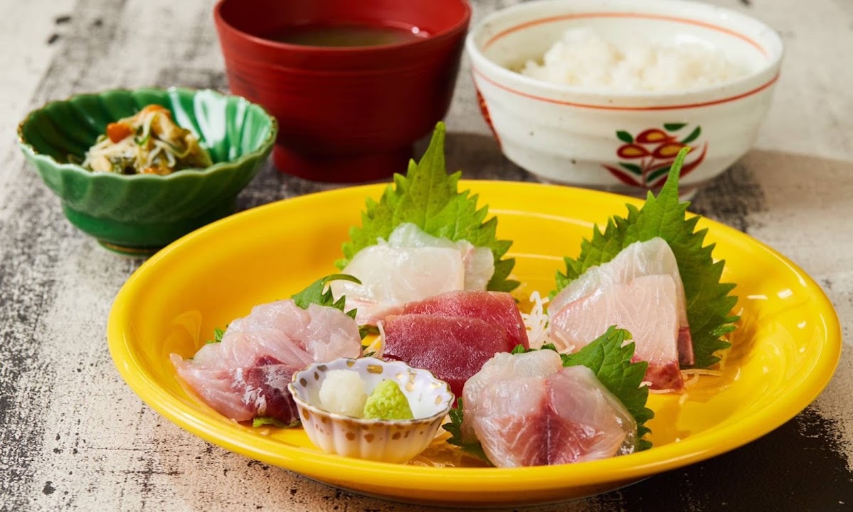 市場の食堂 金目亭 の金目鯛刺身定食