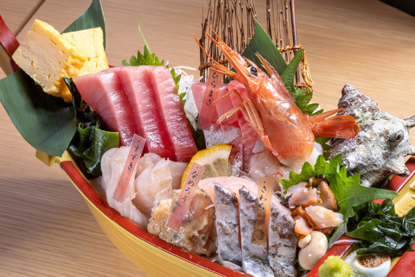 海鮮食堂とみうら亭 刺身盛り合わせ