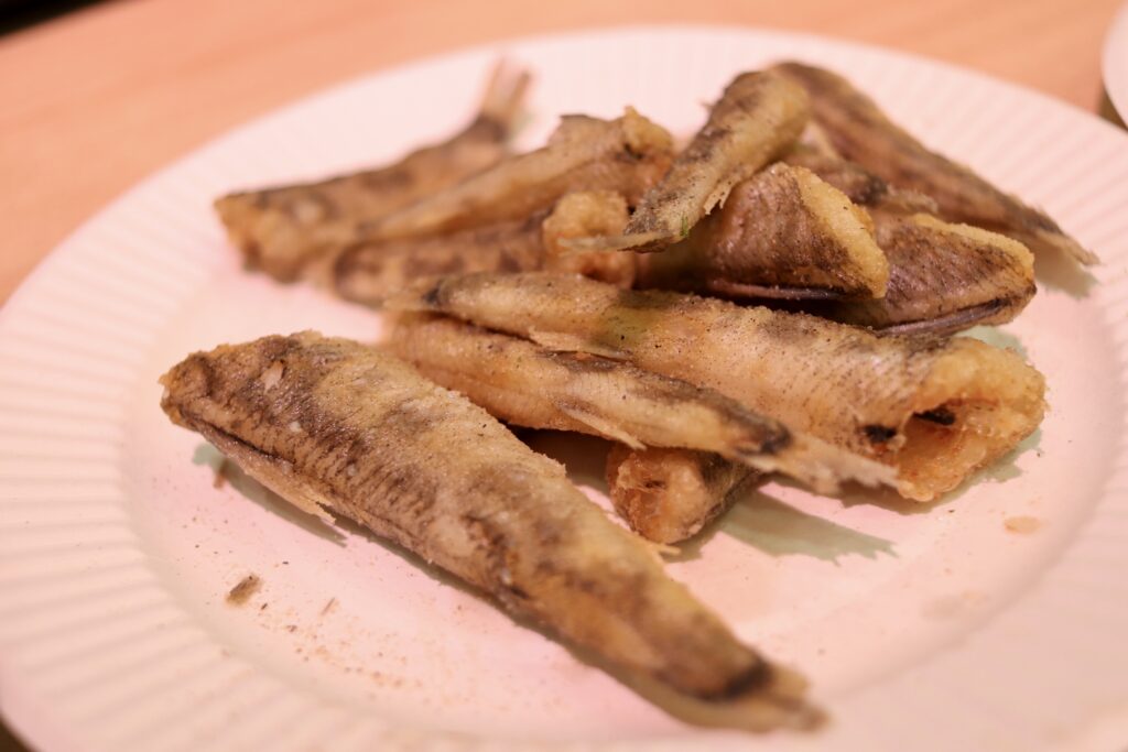 沼津港 丸勘 めひかり 深海魚 唐揚げ