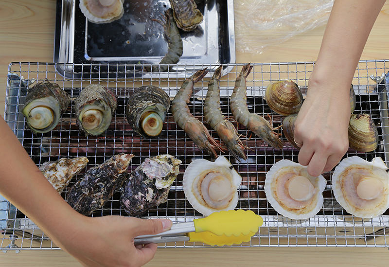 Premium Seafood BBQ 城ヶ崎海岸の手ぶらBBQ