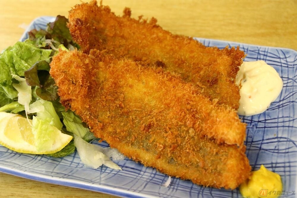 味美食堂の名物アジフライ