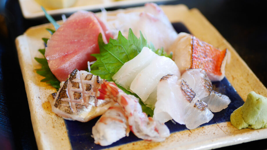 鴨鶴の漁師直送地魚刺身定食